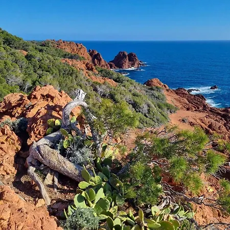 Pierre&vacances Cap Esterel Centre Vue - Jardin Clos Et Terrasse- Piscines- Parking - Climatisation - Vue דירה