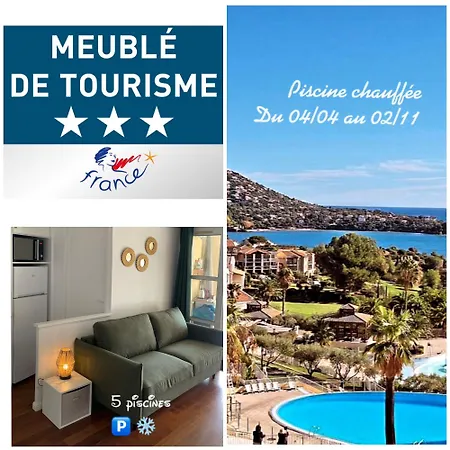 Pierre&vacances Cap Esterel Centre Vue - Jardin Clos Et Terrasse- Piscines- Parking - Climatisation - Vue Διαμέρισμα *